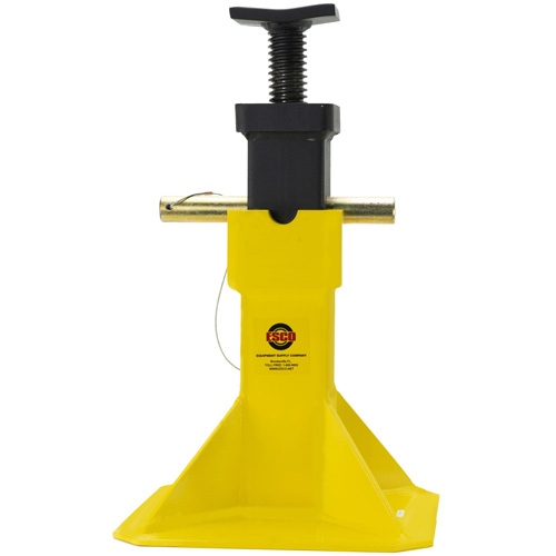 Jack Stands with Adjustable Screw Top Saddle, Locking Pin, 15-1/2" - 20-1/2" H EastCoast Offshore Supplies