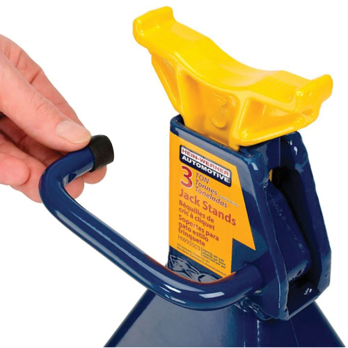 Jack Stand, Locking Handle/Ratchet, 3 tons Capacity, 19" H EastCoast Offshore Supplies