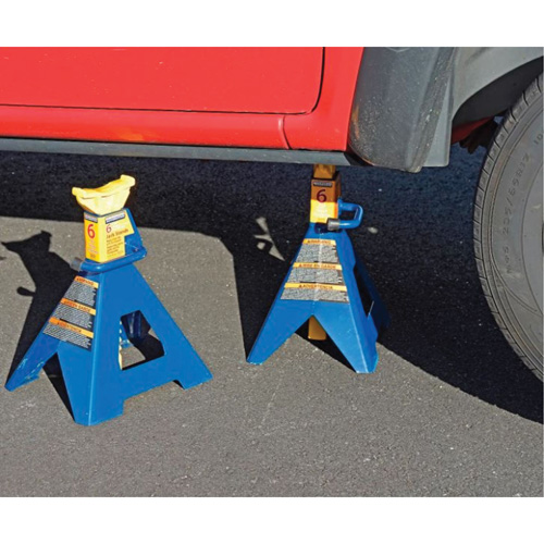 Jack Stand, Locking Handle/Ratchet, 6 tons Capacity, 25-1/4" H EastCoast Offshore Supplies