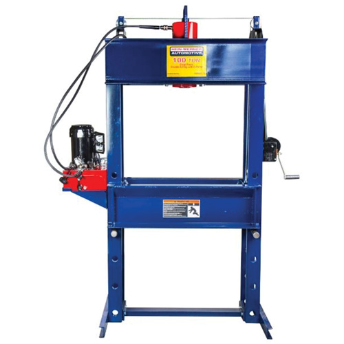 Double Acting Shop Press with Electric Pump, 100 tons Capacity EastCoast Offshore Supplies