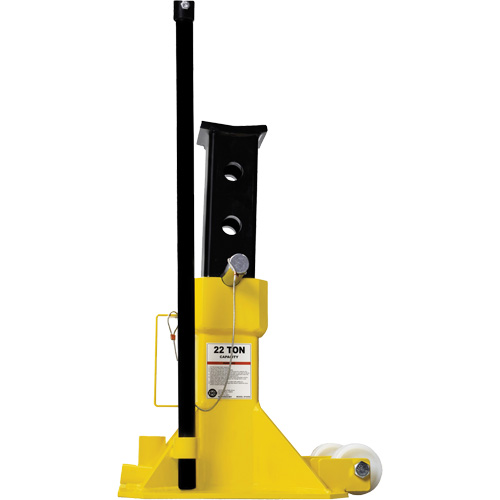 EZ-Wheel Jack Stand, Locking Pin, 22 Tons Capacity, 13-1/2" - 20" H EastCoast Offshore Supplies