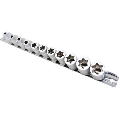 Flat-Cut E-"Star" Socket Set, 11 Pieces, 3/8" Drive Size EastCoast Offshore Supplies