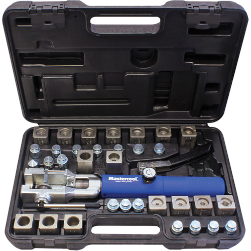 Jeu d'outils &agrave; &eacute;vaser hydraulique universel avec manche bleu & jeu d'adaptateurs EastCoast Offshore Supplies