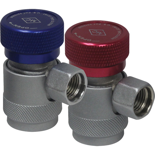 Coupleur rapide manuel R134a c&ocirc;t&eacute; basse pression avec verrouillage de s&eacute;curit&eacute; EastCoast Offshore Supplies