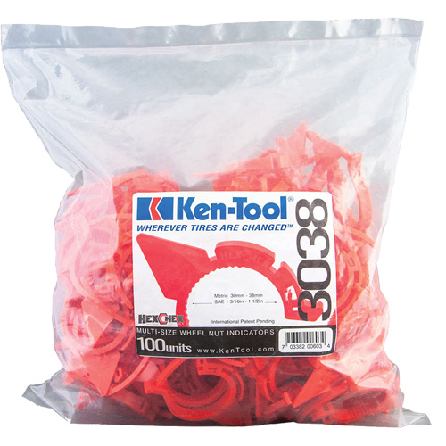 Indicateur d'&eacute;crous de tailles multiples desserr&eacute;s HexChex EastCoast Offshore Supplies