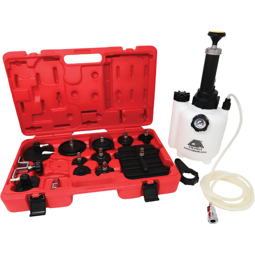 Trousse maître de purgeur de freins sous pression avec adaptateurs EastCoast Offshore Supplies