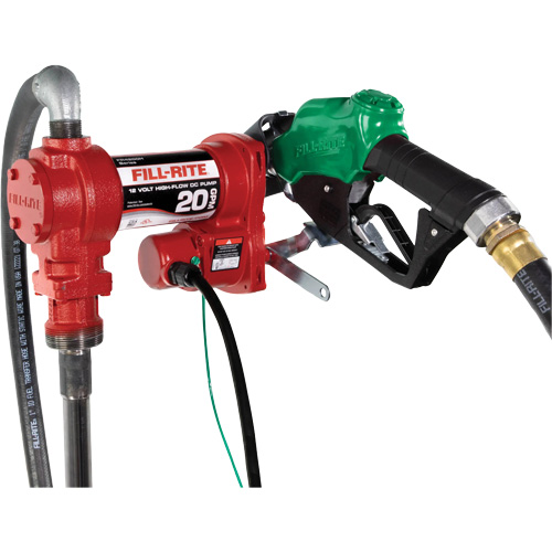 12V Fuel Transfer Pump with Nozzle EastCoast Offshore Supplies
