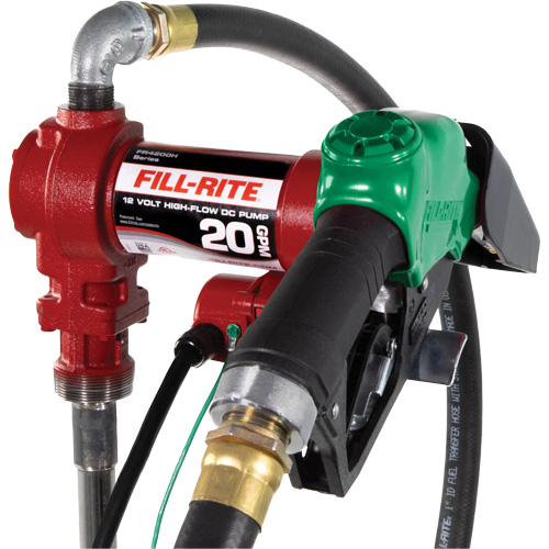12V Fuel Transfer Pump with Nozzle EastCoast Offshore Supplies