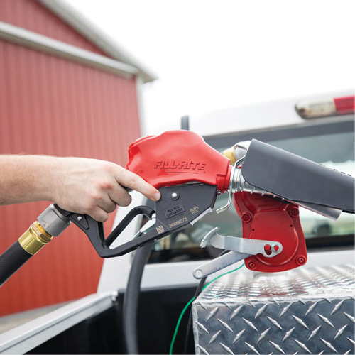 Red Automatic Gasoline Spout Nozzle EastCoast Offshore Supplies