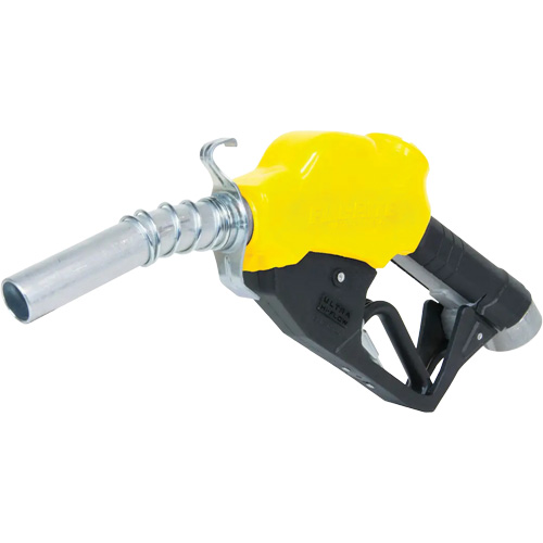 Yellow Ultra High-Flow Automatic Diesel Spout Nozzle EastCoast Offshore Supplies