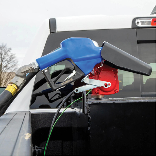 Blue Cold Weather Automatic Diesel Spout Nozzle EastCoast Offshore Supplies