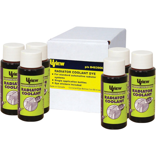 Bouteilles de colorant pour refroidissant de radiateur EastCoast Offshore Supplies