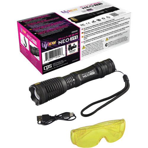 Lampe UV rechargeable pour la d&eacute;tection des fuites UView Phazer NEO 395 EastCoast Offshore Supplies