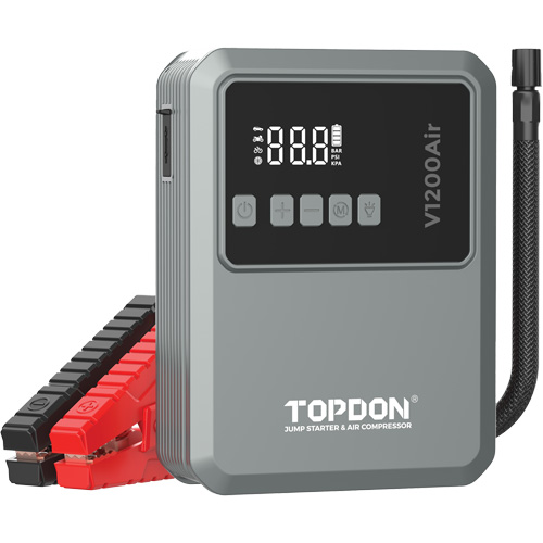 V1200Air 2-in-1 1200 Peak Amp Jump Starter & Tire Inflator EastCoast Offshore Supplies