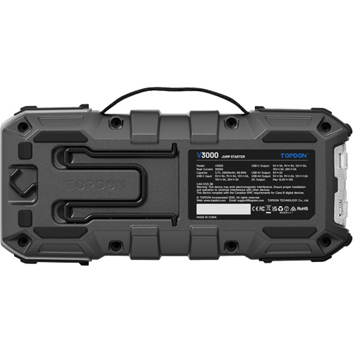 Survolteur, banque d'alimentation et lampe de poche V3000 EastCoast Offshore Supplies