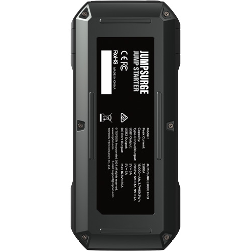 JumpSurge2000Pro 2500 Peak Amp Battery Jump Starter, Power Bank & Flashlight EastCoast Offshore Supplies