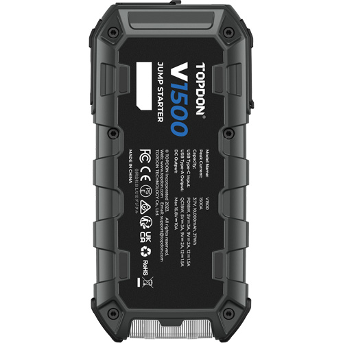 V1500 Jump Starter, Booster, Power Bank & Flashlight EastCoast Offshore Supplies