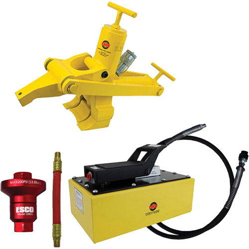 Trousse de d&eacute;monte-talons Combi avec pompe &agrave; air hydraulique de 5 pintes EastCoast Offshore Supplies