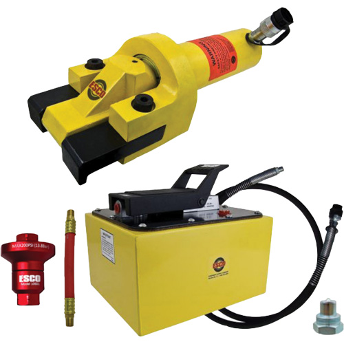 Ensemble de brise-talon pour pneus g&eacute;ants avec pompe hydraulique de 2 gallon EastCoast Offshore Supplies