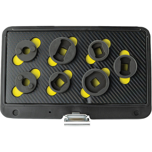 Threaded Leaf Spring Shackle Pin Remover & Installation Master Set, 7 Pieces, 1/2" Drive Size EastCoast Offshore Supplies