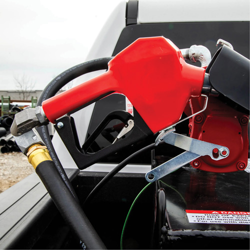 Red Automatic Gasoline Spout Nozzle EastCoast Offshore Supplies