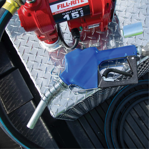 Blue Cold Weather Automatic Diesel Spout Nozzle EastCoast Offshore Supplies