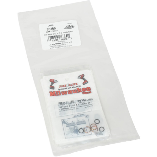 Jeu de clips et joints toriques de 3/8 po pour Milwaukee - en vrac EastCoast Offshore Supplies