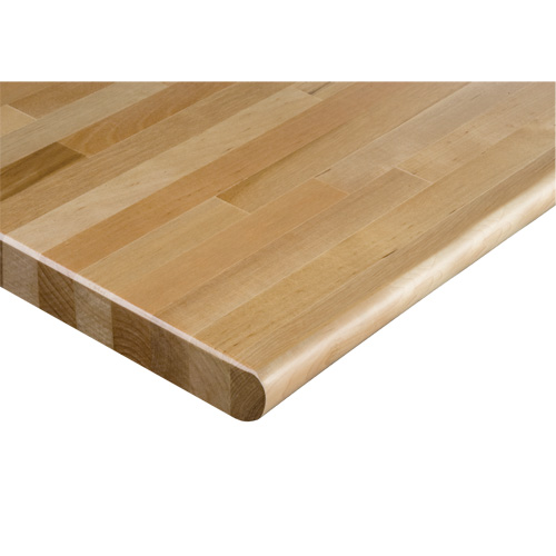 Hardwood Workbench Top, 60" W x 30" D, Bullnose Edge, 1-1/4" Thick EastCoast Offshore Supplies