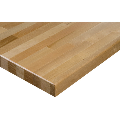 Hardwood Workbench Top, 60" W x 36" D, Square Edge, 1-1/4" Thick EastCoast Offshore Supplies