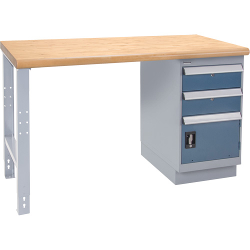Industrial Duty Workbench, Door w/ Drawer Combination, 1000 lbs. Cap., 36" W x 60" D, 34" H EastCoast Offshore Supplies