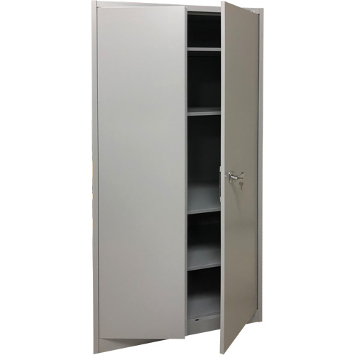 Armoire de rangement, Acier, 4 Tablettes, 78" h x 36" la x 24" P, Gris EastCoast Offshore Supplies