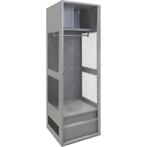 Gear Locker, Steel, 24" W x 24" D x 72" H, Grey EastCoast Offshore Supplies
