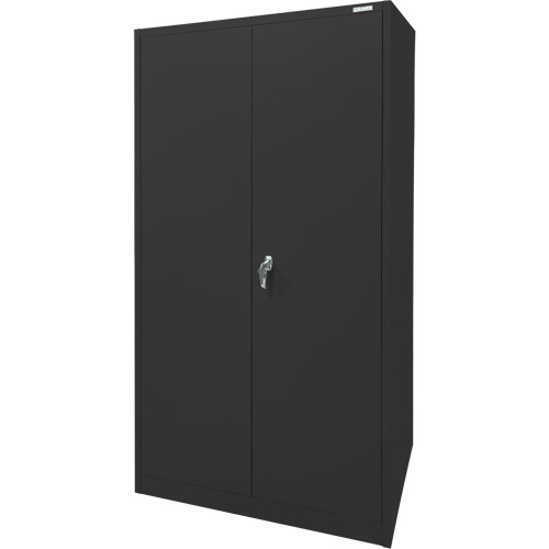 Armoire d'entreposage, Acier, 4 Tablettes, 78" h x 36" la x 24" P, Noir EastCoast Offshore Supplies