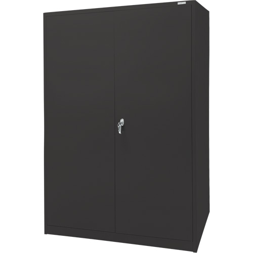 Armoire d'entreposage, Acier, 4 Tablettes, 78" h x 48" la x 24" P, Noir EastCoast Offshore Supplies