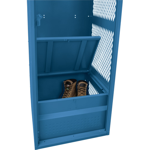 Casier pour &eacute;quipement, Acier, 24" la x 18" p x 72" h, Bleu fonc&eacute; EastCoast Offshore Supplies
