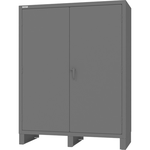 Armoire &agrave; portes encastr&eacute;es standards, Acier, 60" la x 24" p x 78" h, Gris EastCoast Offshore Supplies