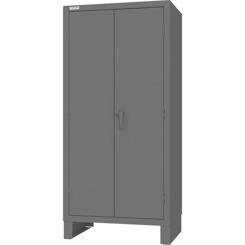 Cabinet with Hanging Bar & Standard Recessed Doors, Steel, 78" H x 36" W x 24" D, Grey EastCoast Offshore Supplies
