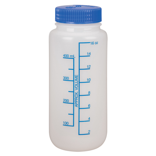 Wide-Mouth Bottles, Round, 16 oz., Plastic EastCoast Offshore Supplies
