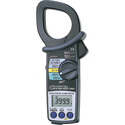 AC/DC Clamp Meter with Large Diameter Jaws, AC/DC Voltage, AC/DC Current EastCoast Offshore Supplies