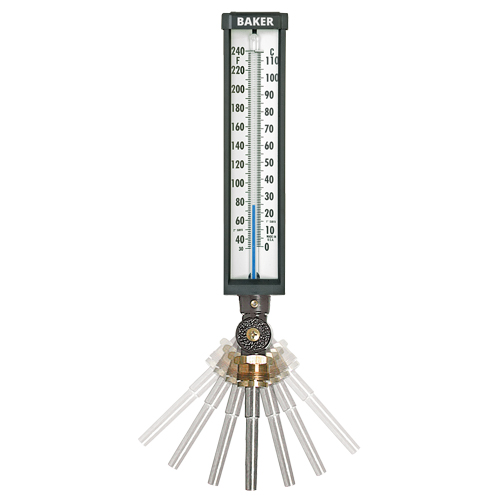 Variable Angle Industrial Thermometers, Contact, Analogue, 30-300 °F (0-149 °C) EastCoast Offshore Supplies