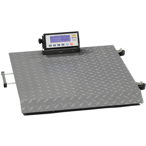 KWS CY-150 Platform Scale, 330 lbs. / 150 kg Capacity, 24" L x 24" W EastCoast Offshore Supplies