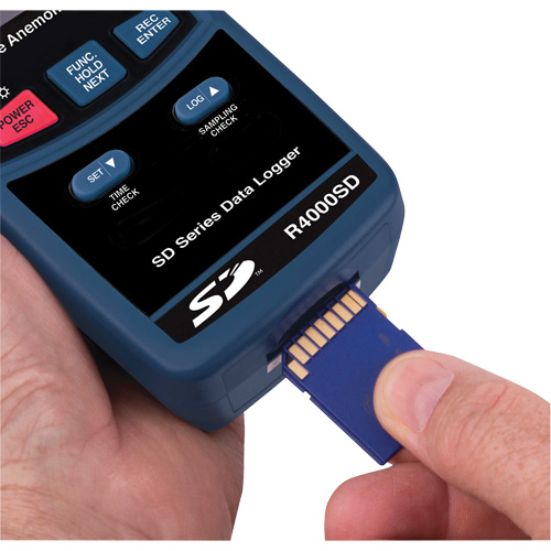 Thermo-an&eacute;mom&egrave;tres, Enregistrement des donn&eacute;es, Gamme de v&eacute;locit&eacute; d'air de 0,4 &agrave; 30,0 m/sec EastCoast Offshore Supplies