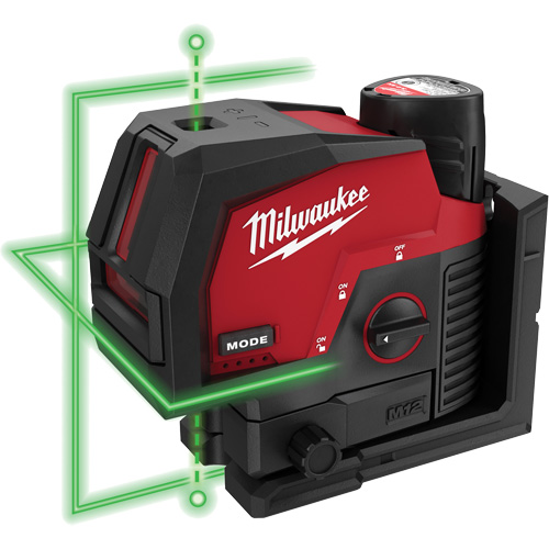 M12 Green Cross Line and Plumb Points Cordless Laser Kit EastCoast Offshore Supplies