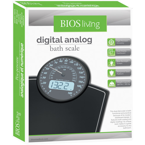 Digital Analog Scale, 396 lbs. Cap., 100 g / 0.2 lbs. Graduations EastCoast Offshore Supplies