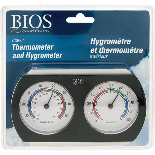 Indoor Thermometer/Hygrometer, 10°- 130° F ( -25° - 55° C ) EastCoast Offshore Supplies