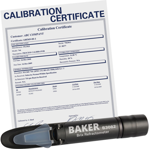 R&eacute;fractom&egrave;tre avec certificat ISO, Analogue (verre-regard)-Num&eacute;rique, Br EastCoast Offshore Supplies