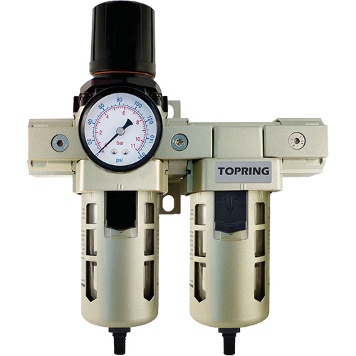 Filtre Airflo 400, r&eacute;gulateur et filtre coalescent, 1/2" NPT, 150 psi, Capacit&eacute; de 1,5 oz liq. EastCoast Offshore Supplies