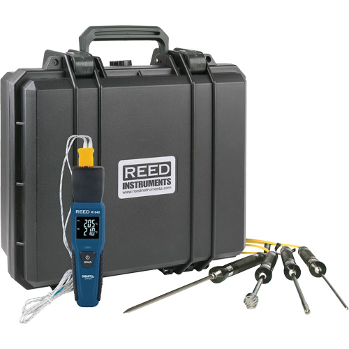 Thermom&egrave;tre &agrave; thermocouple de s&eacute;rie intelligente R1640 avec sondes de type K, Contact, Num&eacute;rique, 32-122°F (0-50°C) EastCoast Offshore Supplies