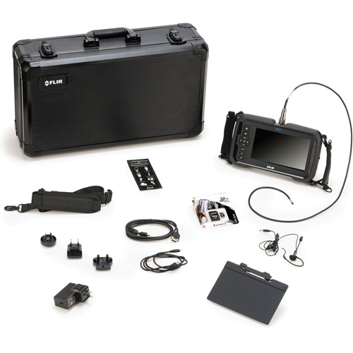 Ensemble de vid&eacute;oscope avec longue sonde double de cam&eacute;ra HD 4,9 mm × 1 m, 7" Affichage, 1024 x 600 pixels EastCoast Offshore Supplies