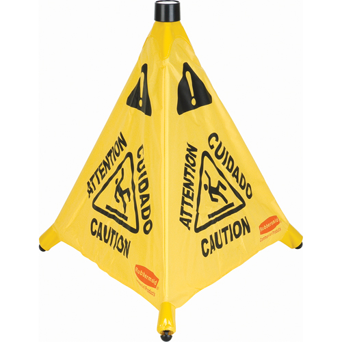 Pop-Up Safety Cone, Trilingual With Pictogram EastCoast Offshore Supplies